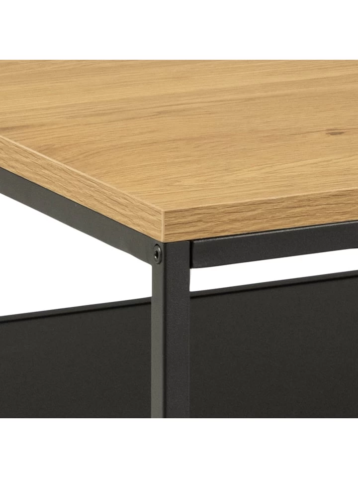 Couchtisch "Gila" In Hellbraun/ Schwarz - (B)120 X (H)42 X (T)60 Cm – Bild 4