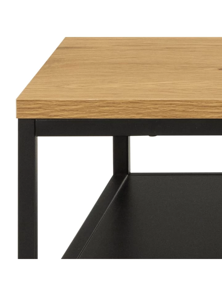 Couchtisch "Gila" In Hellbraun/ Schwarz - (B)120 X (H)42 X (T)60 Cm – Bild 7