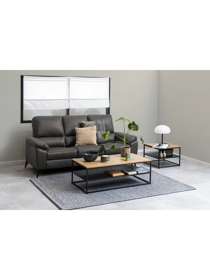 Couchtisch "Gila" In Hellbraun/ Schwarz - (B)120 X (H)42 X (T)60 Cm – Bild 8