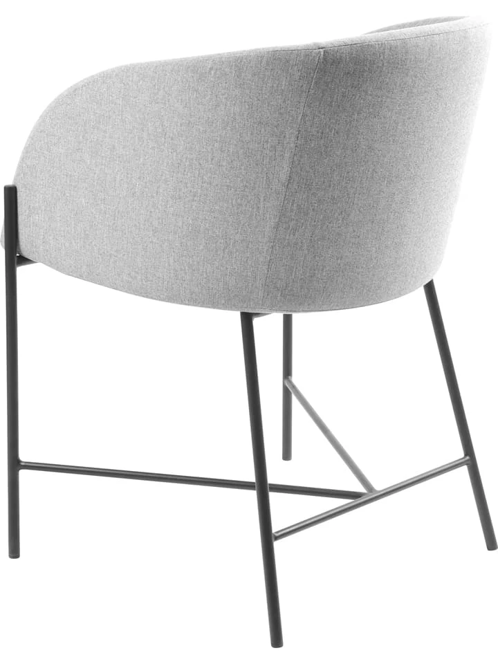 Esszimmerstuhl "Nelson" In Grau - (B)56 X (H)76 X (T)54 Cm – Bild 5