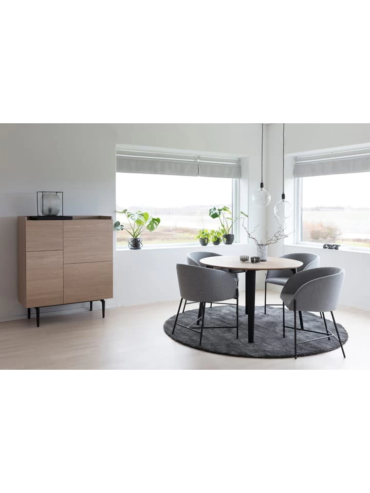 Esszimmerstuhl "Nelson" In Grau - (B)56 X (H)76 X (T)54 Cm – Bild 6