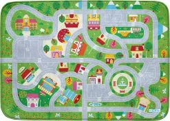 Ultrasoft Spielteppich Meine Erste Stadt, Straßenverkehr, 100 X 150 Cm