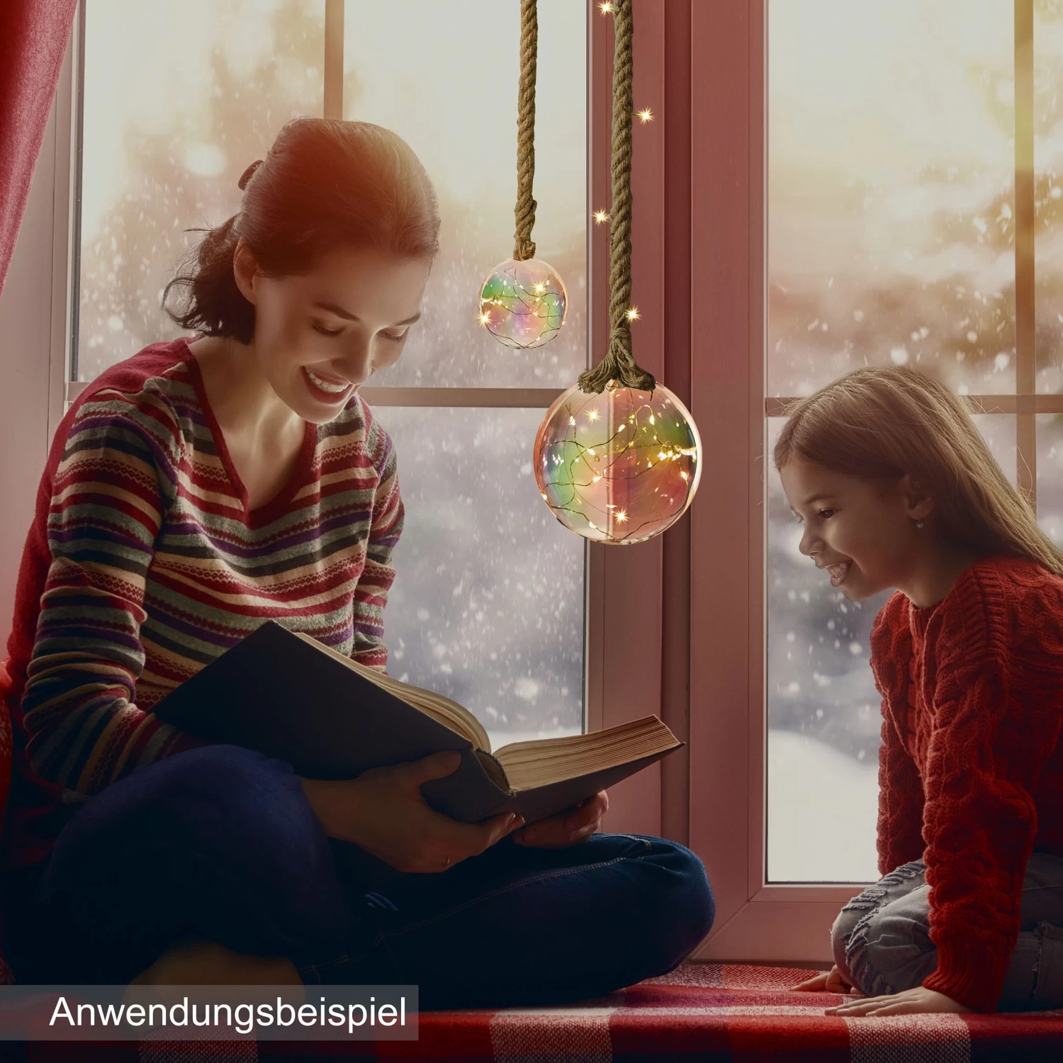 LED Dekolicht 10 Cm Kugelform Am Seil NICHT ERFORDERLICH In Perlmutt – Bild 4