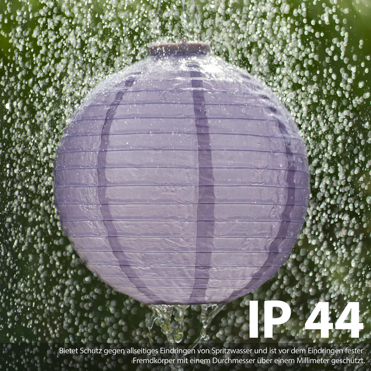 LED Lampion 2er-Set Solar Lampenkette SOLARBETRIEBEN In Pink – Bild 3