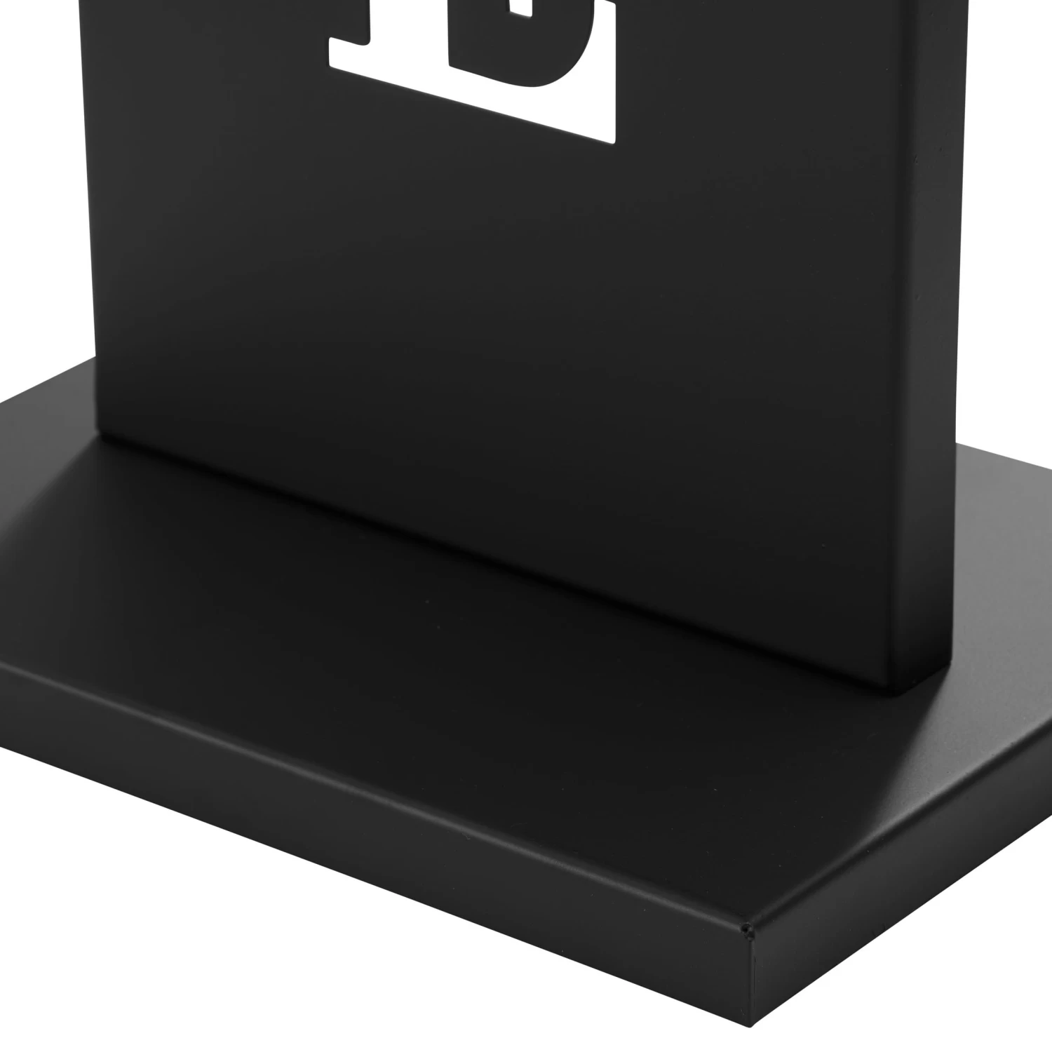 Stahl Standschild Welcome In Schwarz – Bild 6