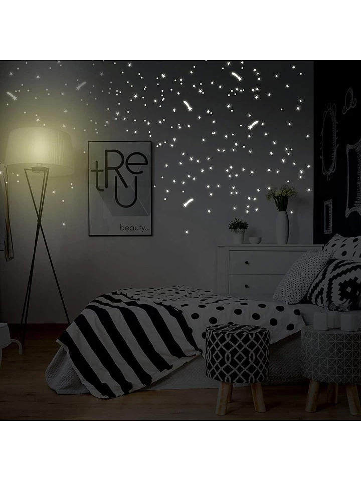 Ambiance Wandtattoo "Glow In The Dark - Stars And Shooting Stars" – Bild 2