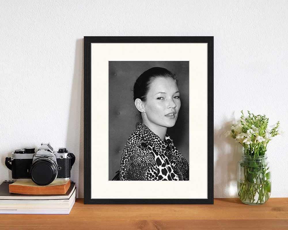 Wandbild " Kate Moss " In Schwartz – Bild 2