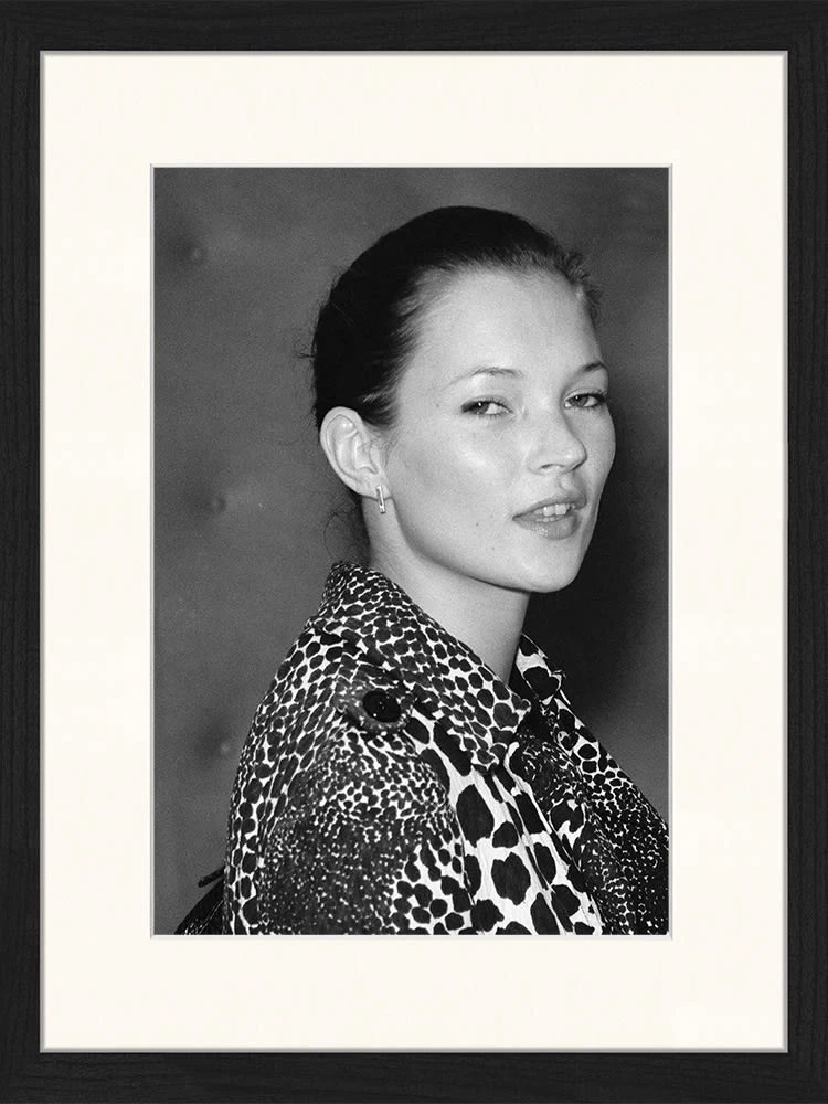 Wandbild " Kate Moss " In Schwartz