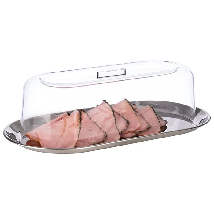 APS Tablett Mit Haube In Edelstahl, Maße: 30 X 15,5 X 10,5 Cm – Bild 6