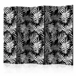 Paravent Black And White Jungle II [Room Dividers] In Schwarz-weiß