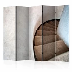 Paravent Spiral Stairs II [Room Dividers] In Grau,Braun,Blau