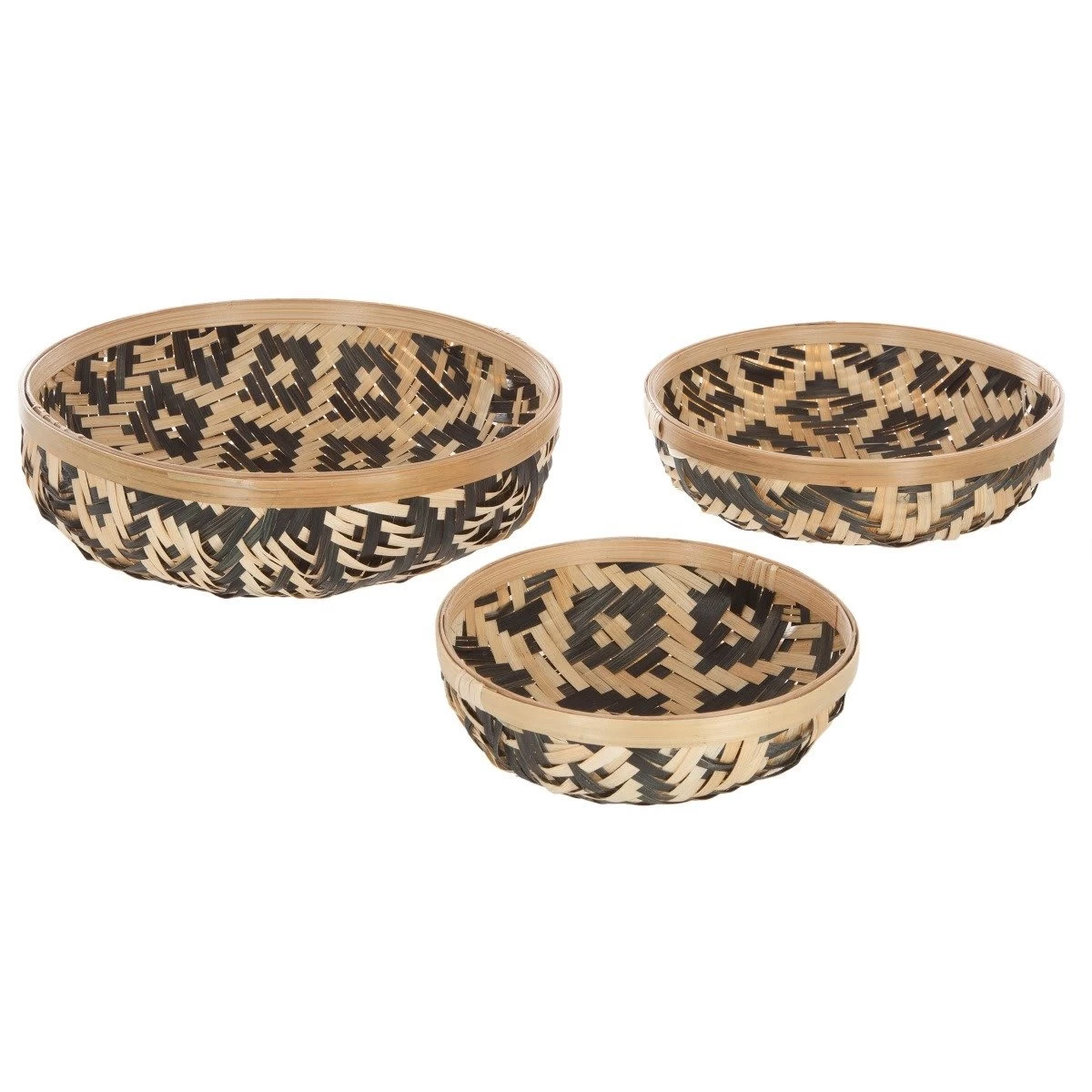 Schüssel-Set In Braun