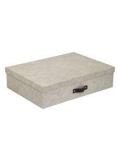 Aufbewahrungsbox "Jakob" In Beige - (B)43,5 X (H)10,5 X (T)31 Cm