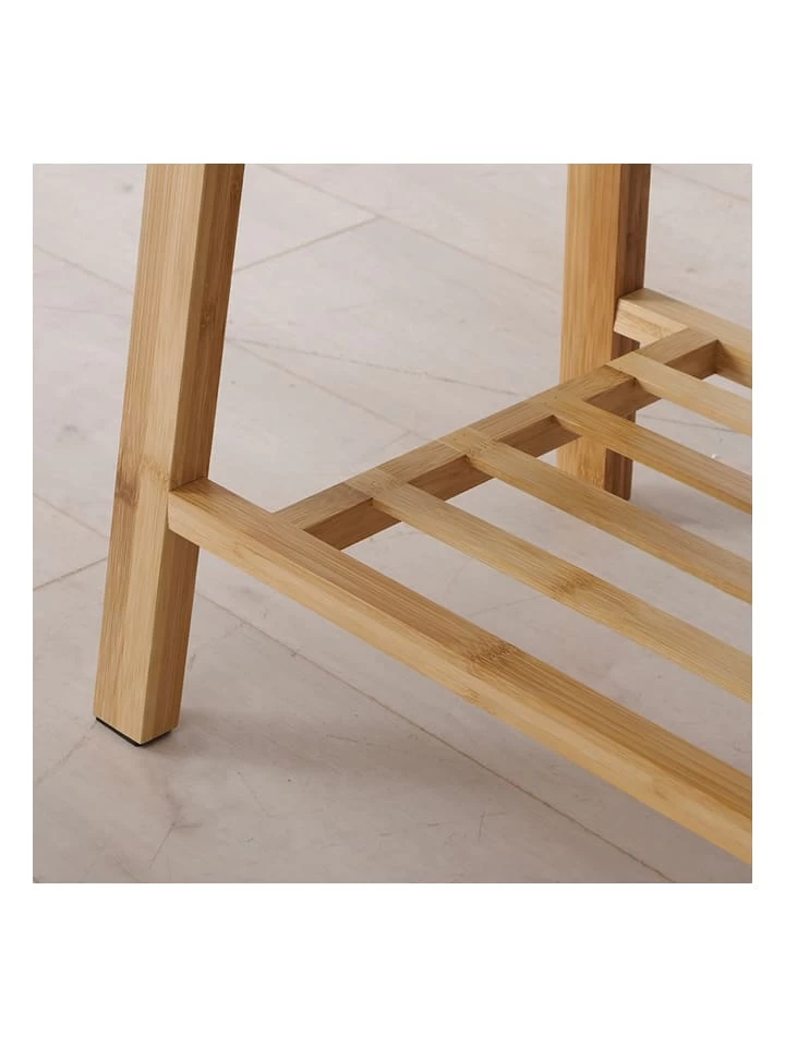 Bank "Benja" In Braun/ Creme - (B)90 X (H)45 X (T)36 Cm – Bild 4