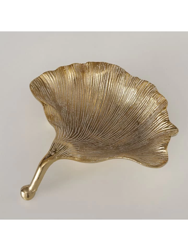 Dekoschale "Ginkgo" In Gold - (B)30 X (H)7 X (T)29 Cm – Bild 2