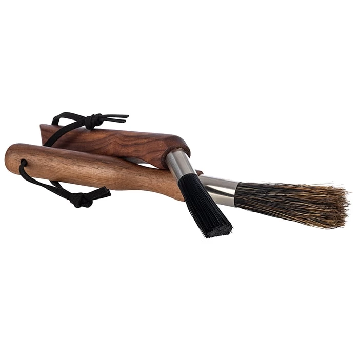 2-tlg. Set Reinigungspinsel Set In Braun, Maße: 2,5x2,5x21 Cm – Bild 2