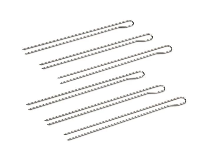 Doppelspieße, 6 Er Set Länge: 29 Cm Edelstahl (AISI 201) Rundmaterial – Bild 2