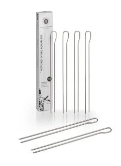 Doppelspieße, 6 Er Set Länge: 29 Cm Edelstahl (AISI 201) Rundmaterial