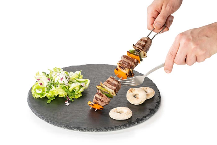 Doppelspieße, 6 Er Set Länge: 29 Cm Edelstahl (AISI 201) Rundmaterial – Bild 5