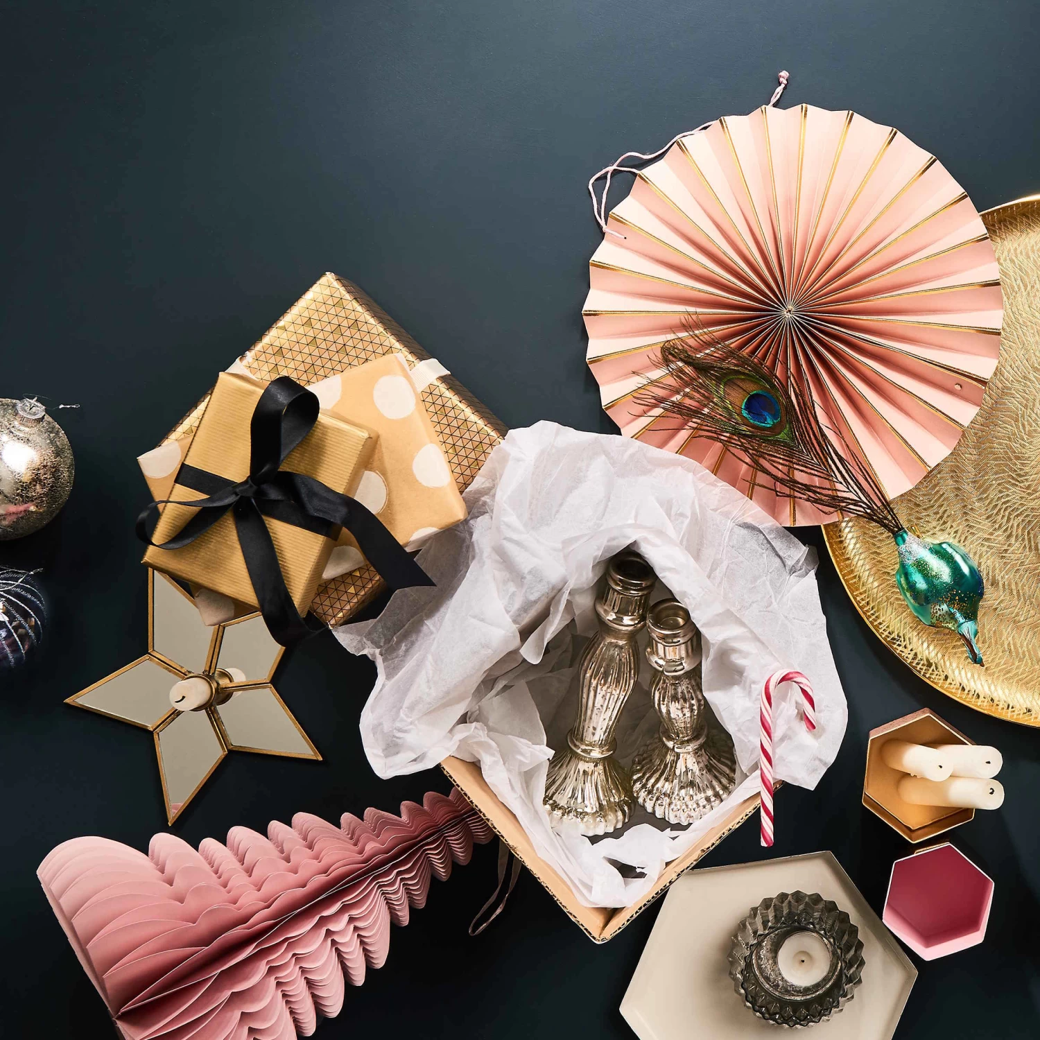 Deko-Teller Ø38cm GOLDEN STAR In Gold – Bild 4