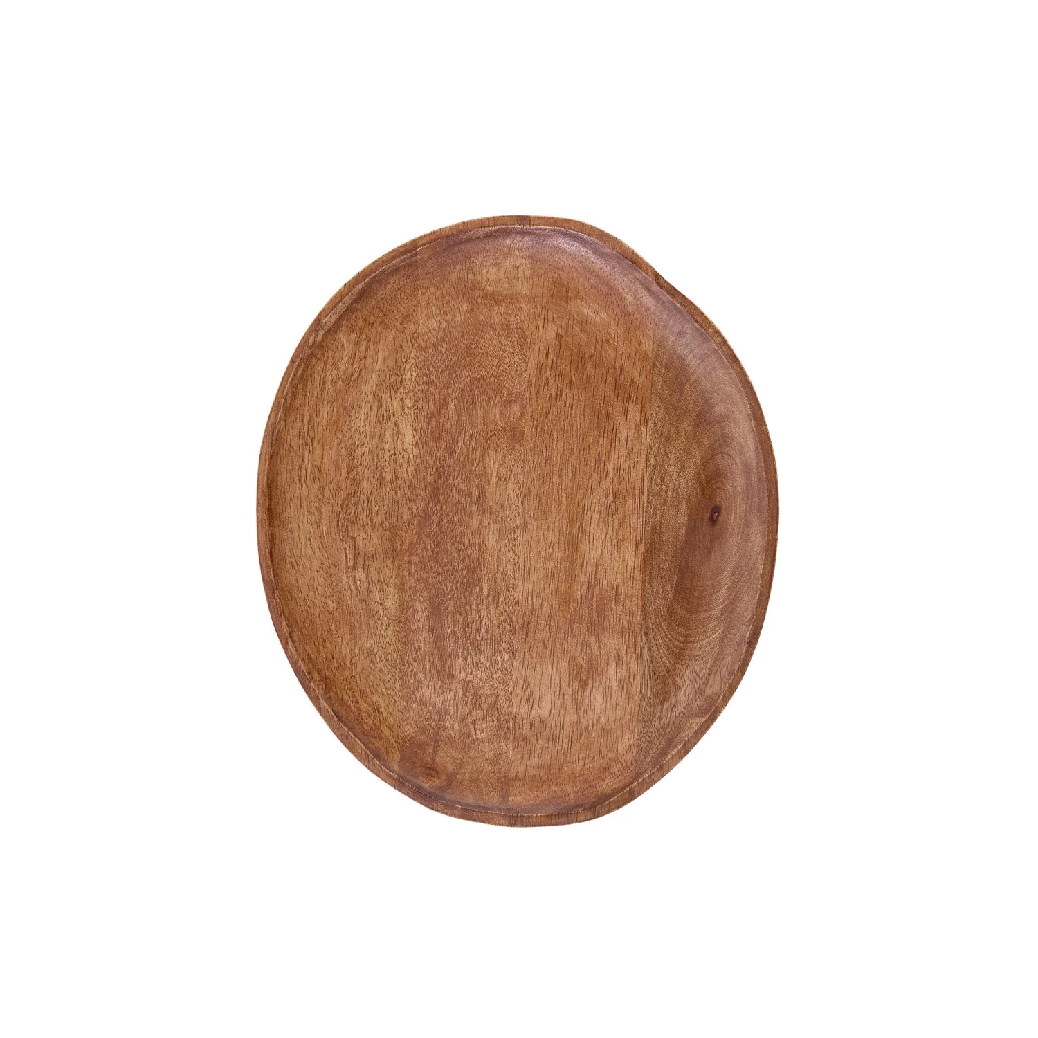 Deko-Teller Organisch Ø30cm MANGO DAYS In Braun – Bild 2