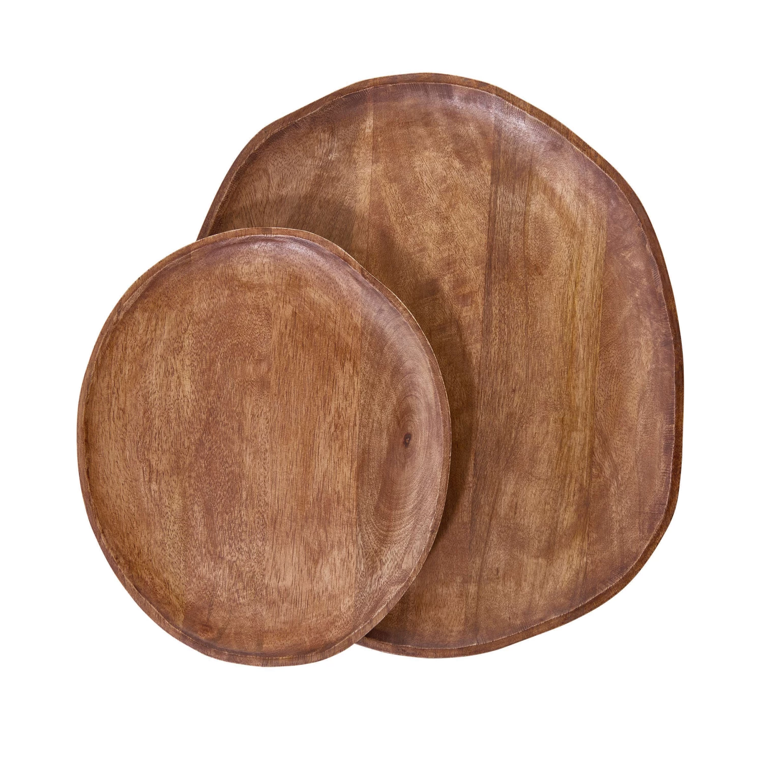 Deko-Teller Organisch Ø30cm MANGO DAYS In Braun – Bild 4