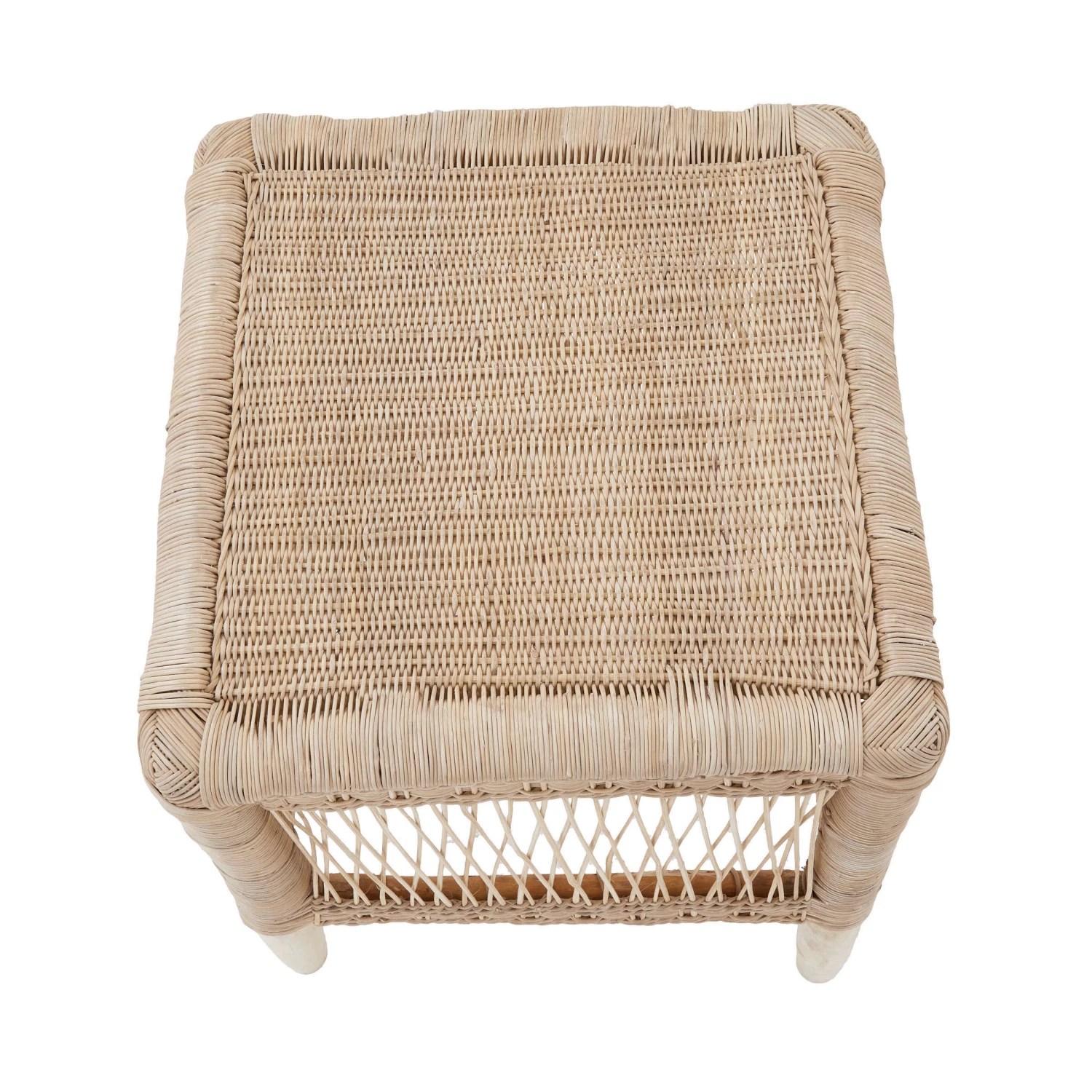 Malawi Hocker Handgeflochten BOHO LOUNGE In Natur – Bild 5