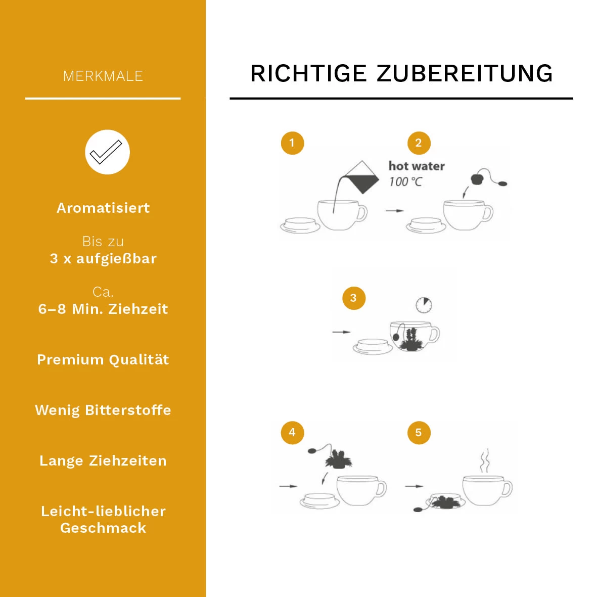 36er Pack: ErblühTeelini Weißtee – Bild 3