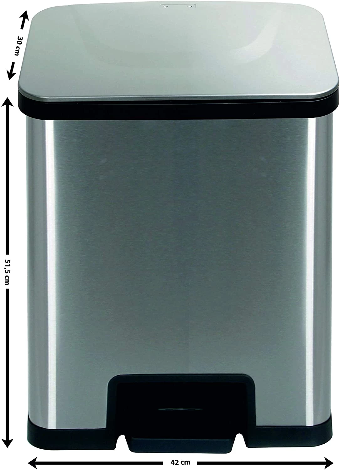 Abfalleimer Mit Elektronischem Deckel "Power Step" 38 L In Brushed – Bild 2