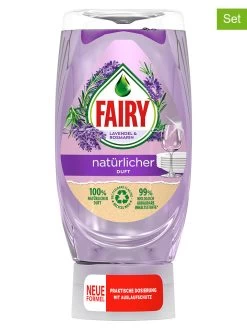 4er-Set: Handspülmittel "Naturals - Lavendel Rosmarin", Je 370 Ml