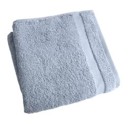 Walkfrottier BIO Duschtuch "ORGANIC" In Natural Blau - (L) 150 X (B) 75 Cm