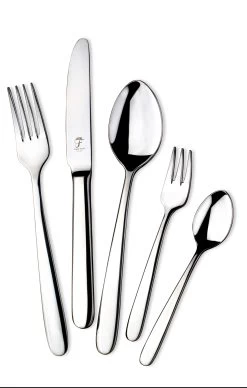 30tlg. Besteckset Sinus In Silber