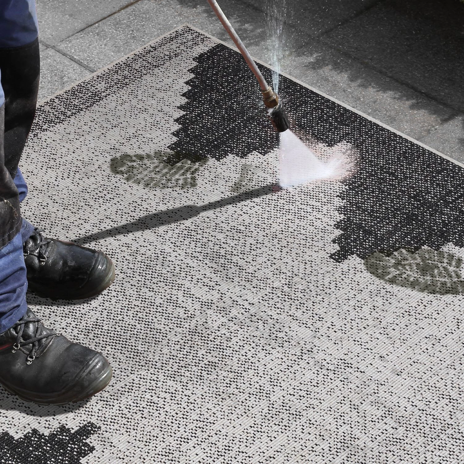 In- & Outdoor Wendeteppich Diona Schwarz – Bild 6