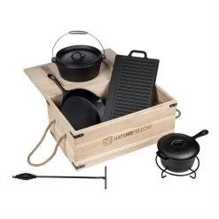 Dutch Oven Kochtopf Set 9teilig In Schwarz