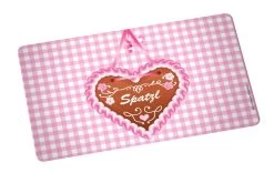 Frühstücksbrettchen Oktoberfest Spatzl In Rosa - 23,5 X 14,5 Cm