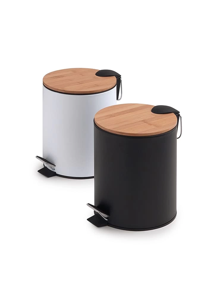 Treteimer "Kenta" In Weiß - 5 L – Bild 4