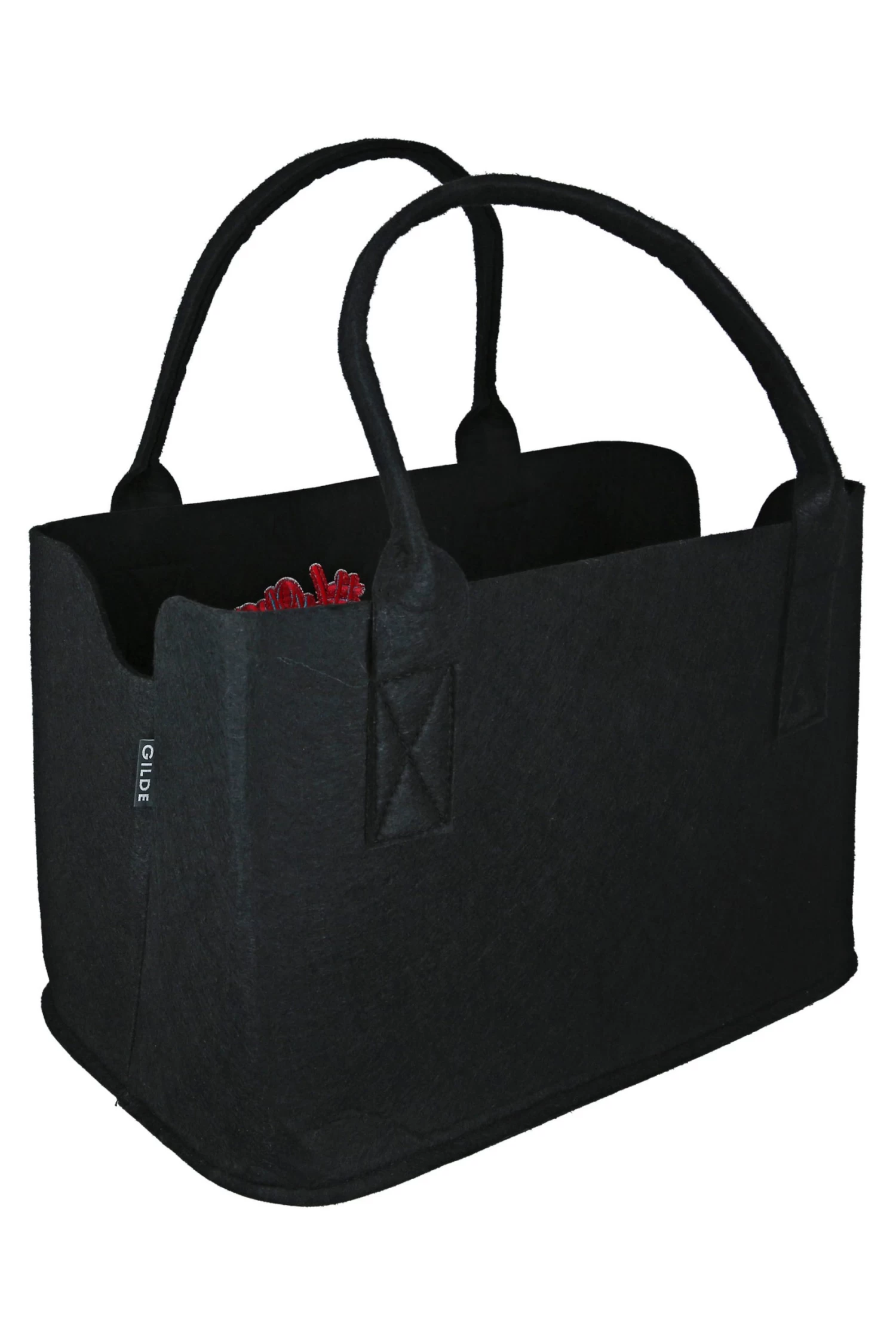 Filztasche Street Art In Schwarz – Bild 2