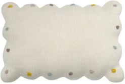 Kissen "Rectangular Cookie" In Beige - 25x35 Cm