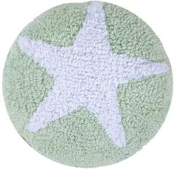 Kissen "Round Star" In Grün - 30x30 Cm