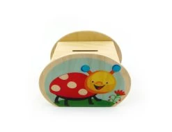 Spardose "Glücksfrosch/Käfer"in Bunt