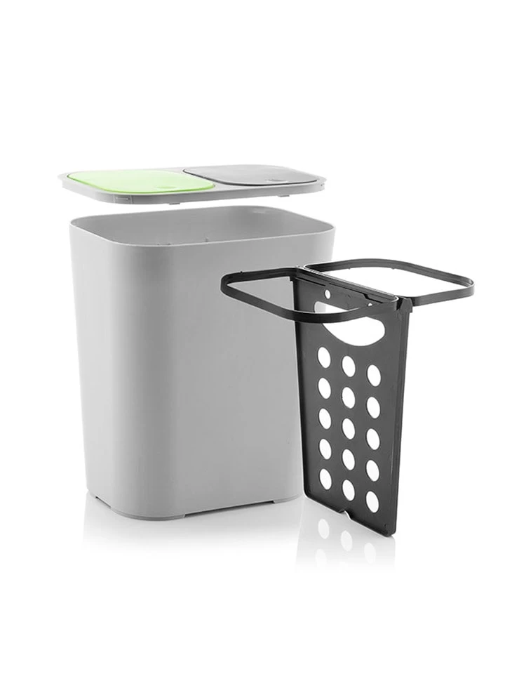 Innovagoods Abfalleimer In Grau - 15 L – Bild 3