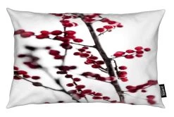 Kissen "Red Berries 1" In Rot & Weiß