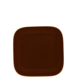 Deckelchen Eckig 10x10 Cm Chocolate Brown