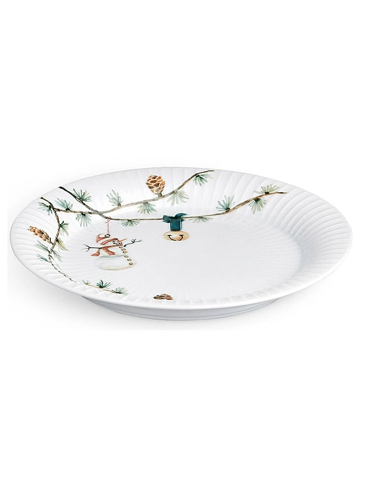 Dessertteller "Hammershøi" In Weiß/ Grün - Ø 22 Cm