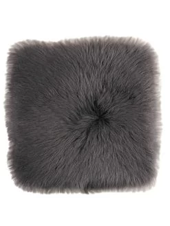 Lammfell-Sitzauflage In Grau