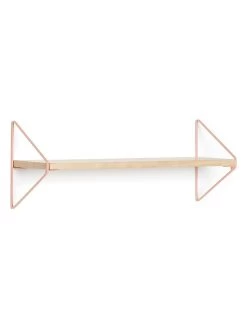 Wandregal In Natur/ Aprikot - (L)50 X (B)15 Cm