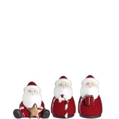 Leonardo Nikoläuse NATALE 3 Stück Sortiert 10 Cm
