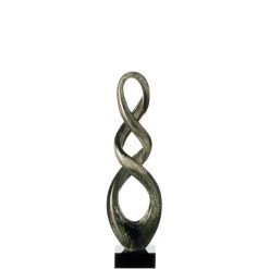 Leonardo Skulptur TURN 39 Cm Schwarz