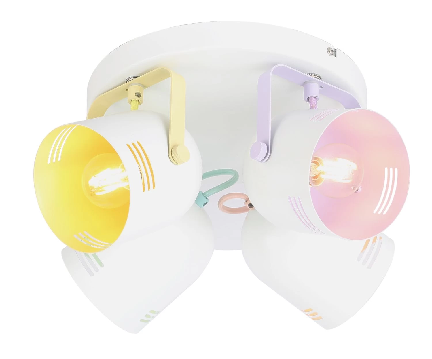 Spot Strahler In Weiß Gelb Lila – Bild 2