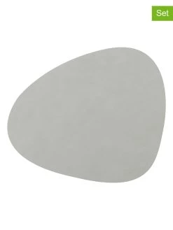 LIND DNA 4er-Set: Tischsets In Grau - (L)44 X (B)37 Cm
